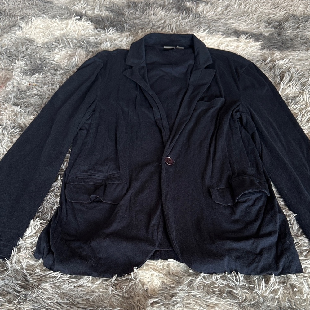 C—Armani Exchange Black Logo Tag Tee